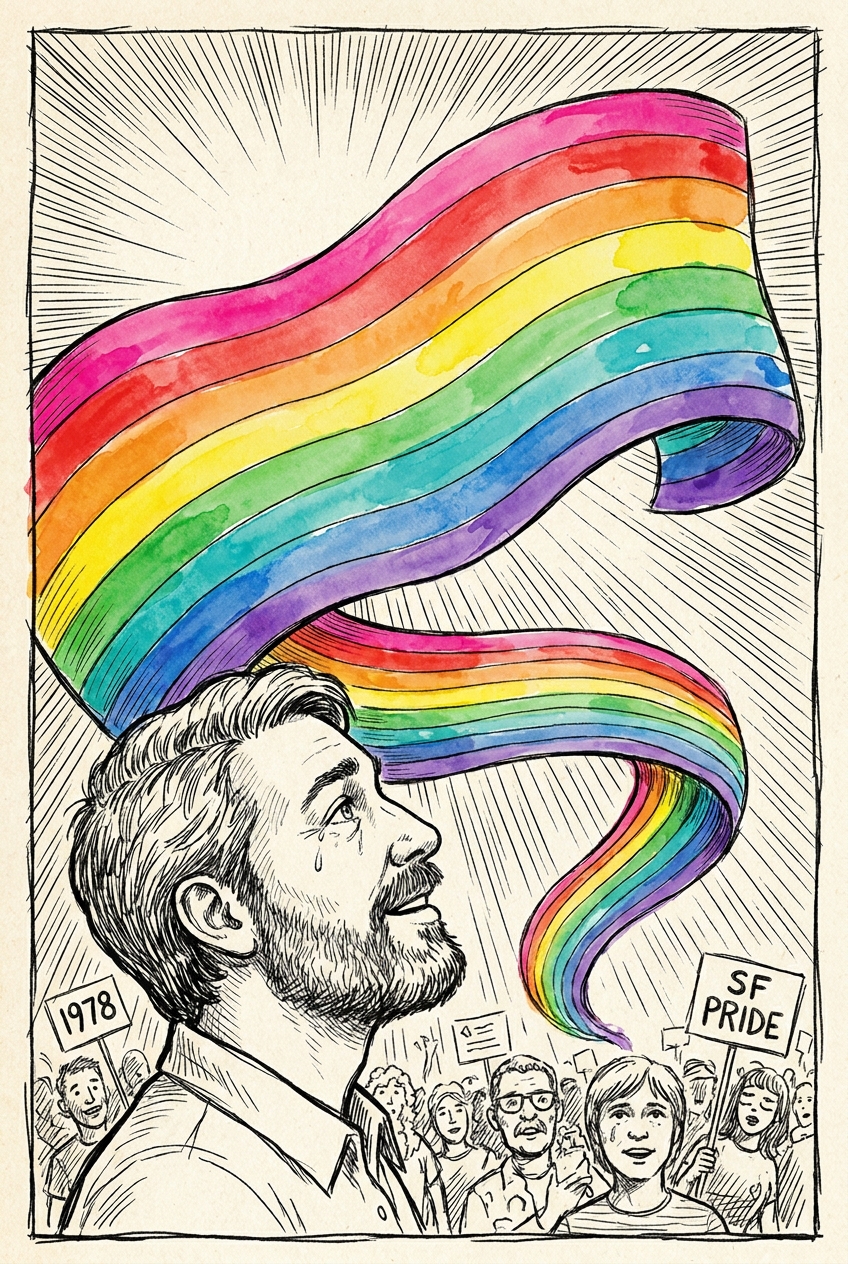 Gilbert Baker and the Rainbow Flag