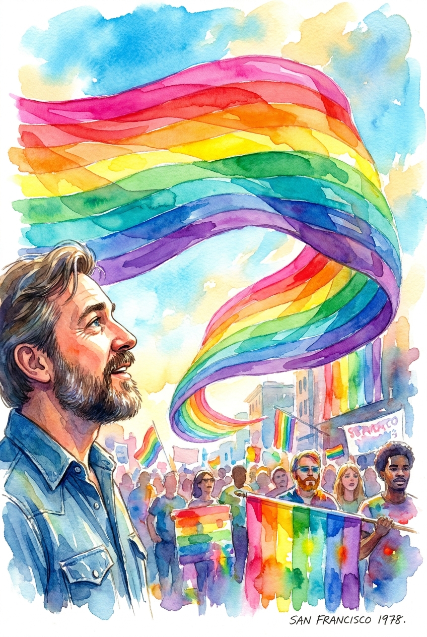 Gilbert Baker and the Rainbow Flag