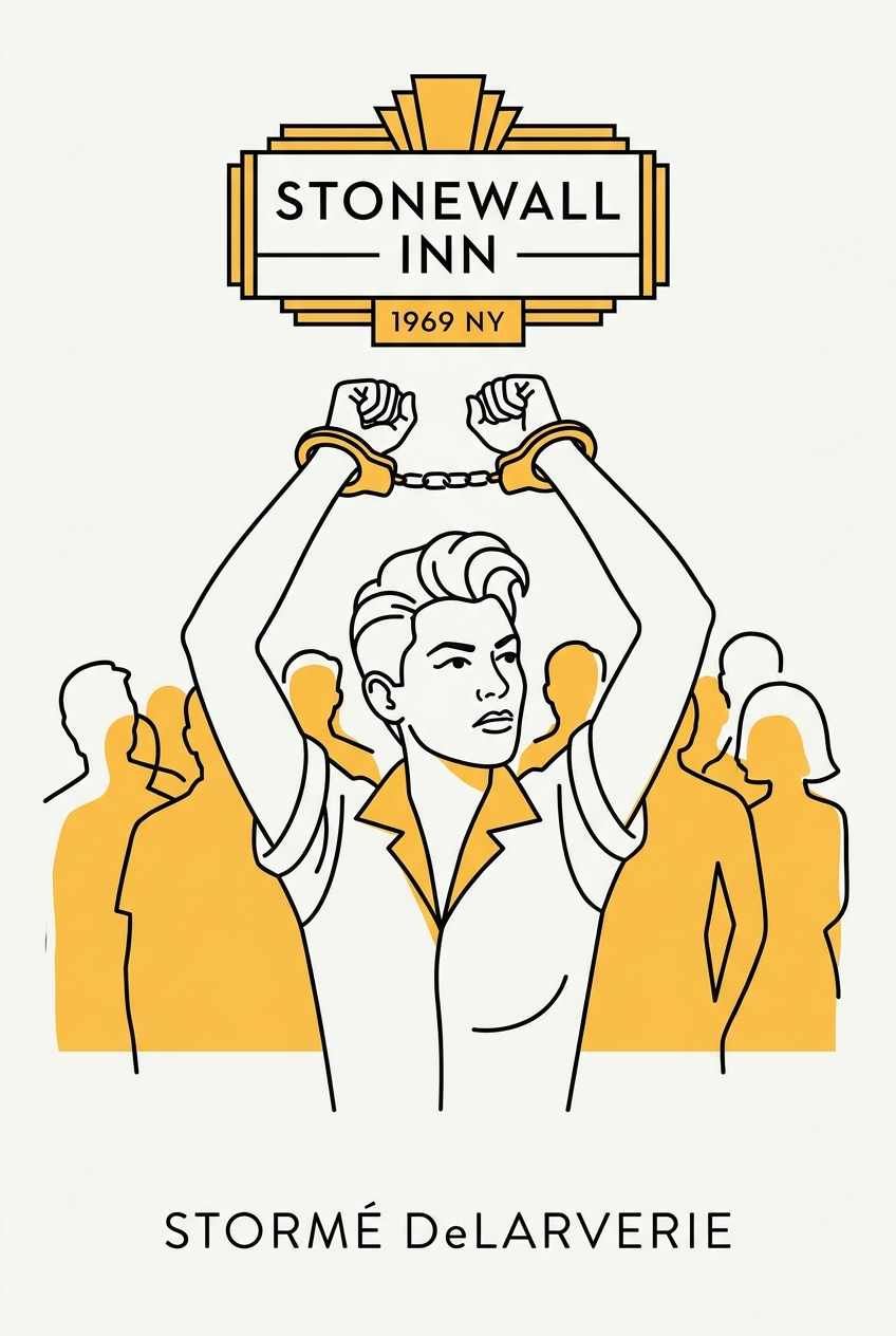 Stonewall in Minimalist Line Art style