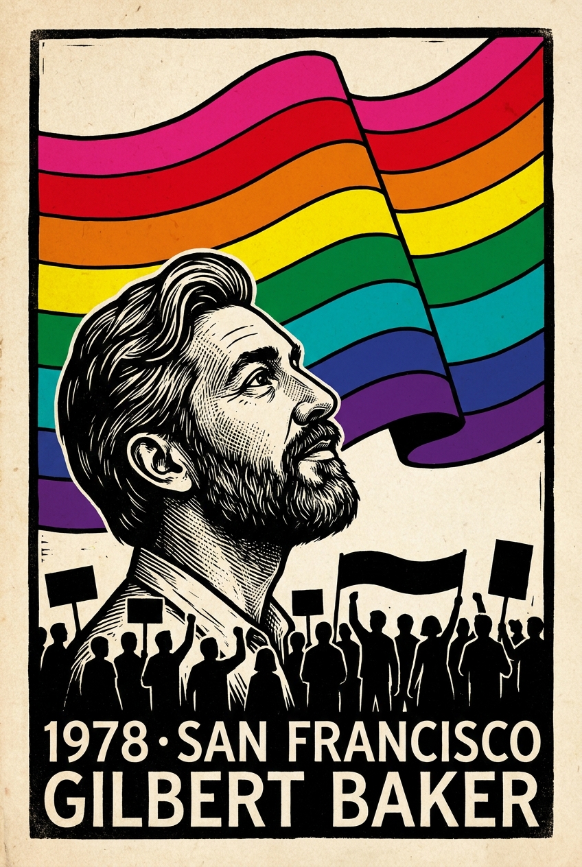 Gilbert Baker and the Rainbow Flag