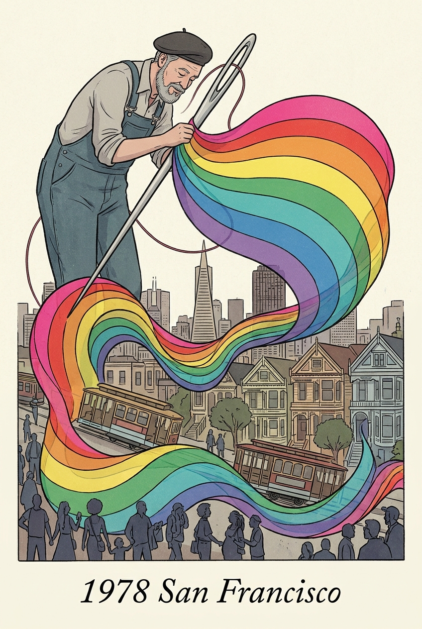 Gilbert Baker and the Rainbow Flag